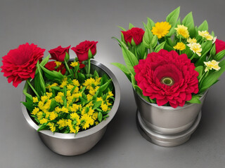 bouquet of flowers in a vase