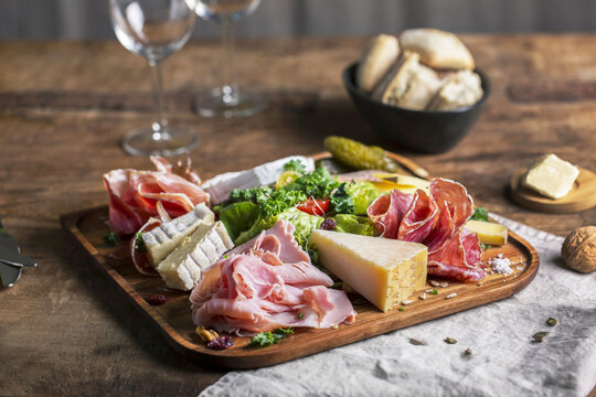 Planche mixte fromages/charcuteries 