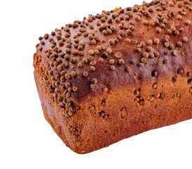 Borodino bread with malt and cumin