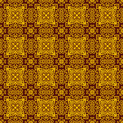 Thai Ikat Seamless Pattern Background,Thai traditional design, thai background,Vintage Traditional Thai Fabric Texture.