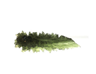 moldavite mineral isolated