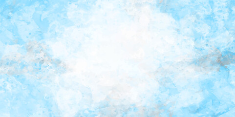 Blue watercolor vector background. Abstract hand paint. blue green and white watercolor background with abstract cloudy sky concept with color splash design texture background.