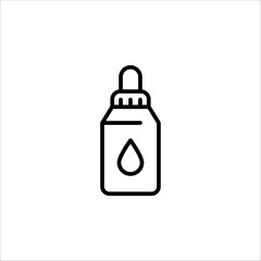 dropper icon. Pipette icon. Medicine dropper sign. vector illustration on white background. EPS 10