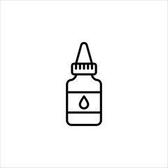 dropper icon. Pipette icon. Medicine dropper sign. vector illustration on white background. EPS 10