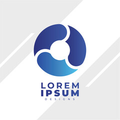 Gradien design logo modern simple  template 