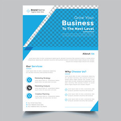 poster flyer pamphlet brochure cover design layout space for photo background, vector illustration template in A4 size