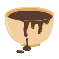 illustration of honey in a jar