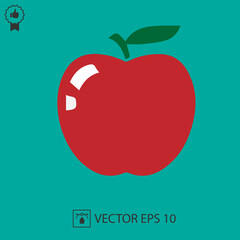 Apple vector icon eps 10.