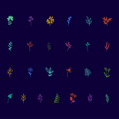 seamless pattern with butterflies/VECTORE TREE AND FLOWER DESIGN