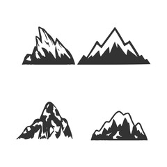 illustration of mountain landscape