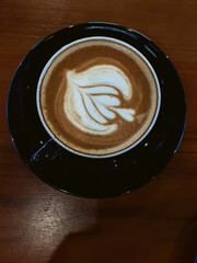 cup of coffee on the table