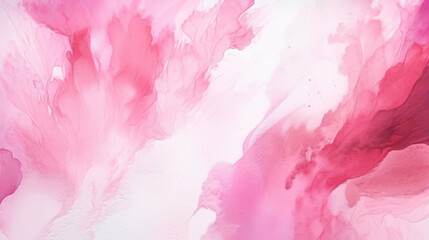 Abstract white and pink watercolor background