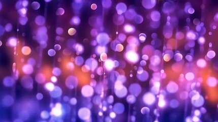 Vibrant Nebula: abstract lights. Abstract lights blur bokeh background. purple vivid background, generative AI