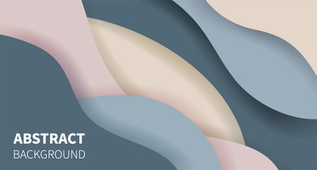 Modern abstract background in pastel color.