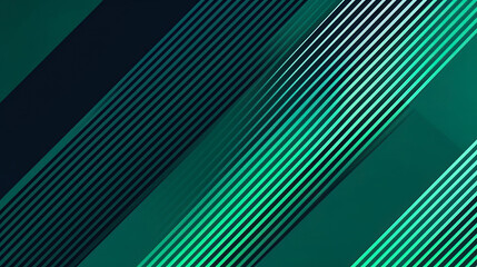 Obraz premium green stripes background, in the style of dark, Generative AI