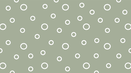 Green nude background with white circles