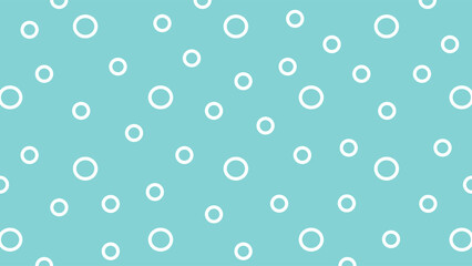 Turquoise background with white circles