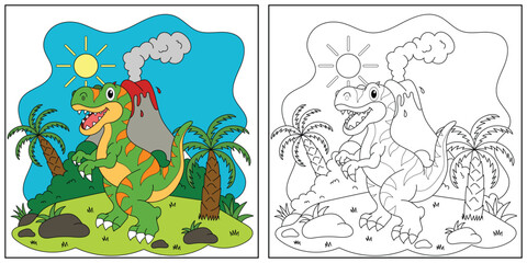 coloring book for kids activity.