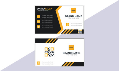 Vector Illustration Design, Creative and Clean Design, Stationery Design, Simple Business Card Layout, Flat Vector Abstract Horizontal and Vertical business card design, Modern Double-Sided Rectangle.