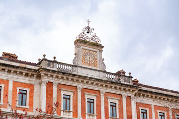 Fototapeta na wymiar Exterior view of the Palazzo San Niccolo, a former psychiatric hospital on Via Roma, Siena, Italy.