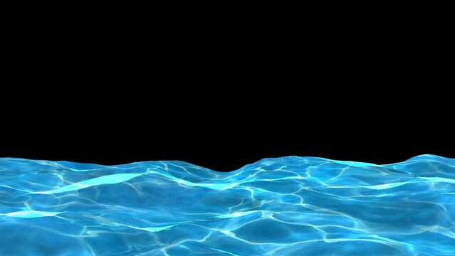blue water surface background 