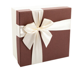 elegant gift boxes isolated