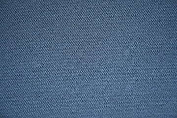 Blue cotton canvas texture background for design, overlay for your design with copy space. High quality photo