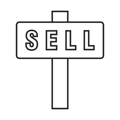 sale sign icon vector