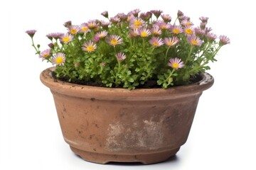 Naklejka premium flowers in a pot