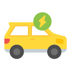 Electric Car Icon