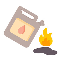 Oil Fire Icon