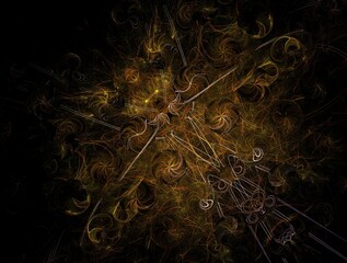 Imaginatory fractal abstract background Image