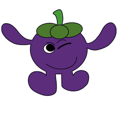 mangosteen  cartoon