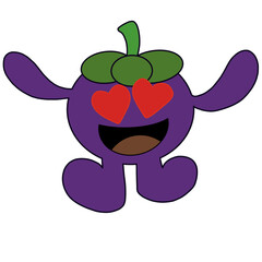 mangosteen  cartoon