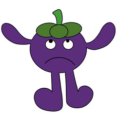 mangosteen  cartoon