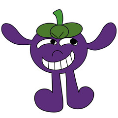 mangosteen  cartoon