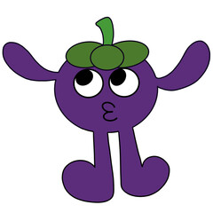 mangosteen  cartoon
