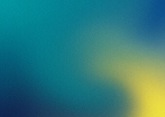 くすんだ空のような青や水色や黄色のノイズ入りグラデーション背景