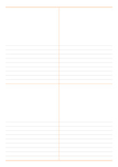 line note template with a simple and minimal style. Note, scheduler, diary, calendar planner document template illustration.