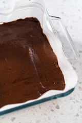 Homemade plain fudge