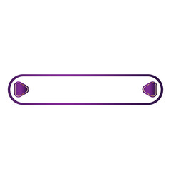 purple banner tab bar frame and arrow triangle
