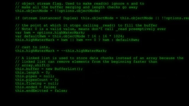 code background animation