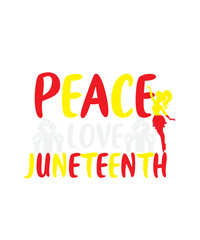 peace love juneteenth