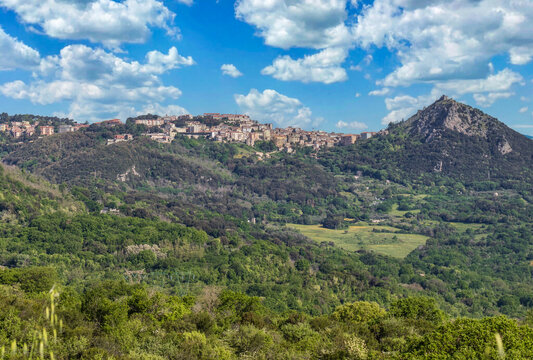 Tolfa, Italy - important for centuries due to its large deposits of alunide, Tolfa is one of the most picturesque villages in Central Italy. Here's the old fortress