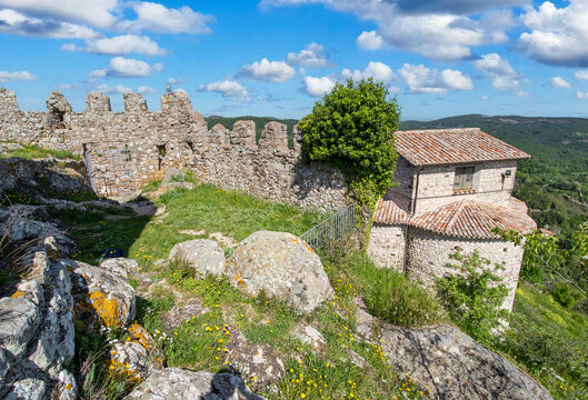 
Tolfa, Italy - important for centuries due to its large deposits of alunide, Tolfa is one of the most picturesque villages in Central Italy. Here's the sanctuary of Madonna della Rocca 