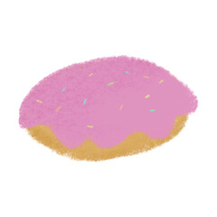 Cute Donut Colored Pencil