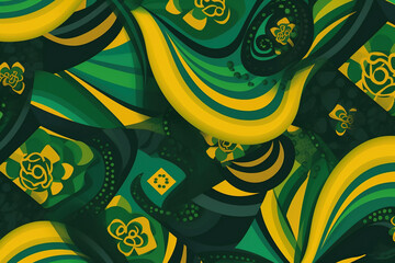 brazilian patterns background -Ai