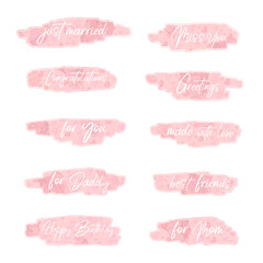 Set of stickers, gift tags, png file, transparent background