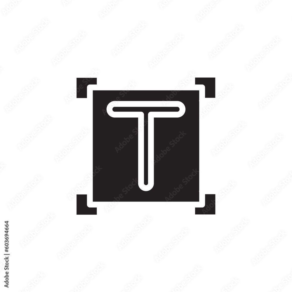 Poster Edit Select Text Icon