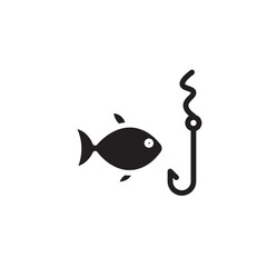 Fish Fishing Hook Icon